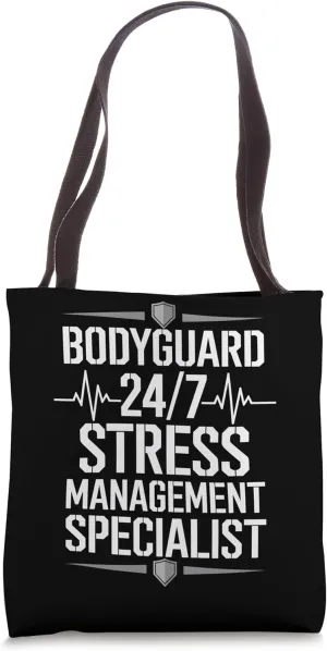 Private Security Professional Bodyguard VIP Protection Team Tote Bag