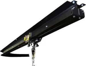 Professional Roller Mount Track for Heavy Bags, and Martial Arts Bags | 8 Feet Long (2 4 Foot Connectable Sections)   IB-110R Roller Mount Combo Kit for I Beams or Drywall Mounting