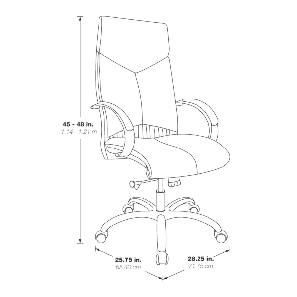 Proline II - Deluxe High Back Executive Chair – 7250-R101
