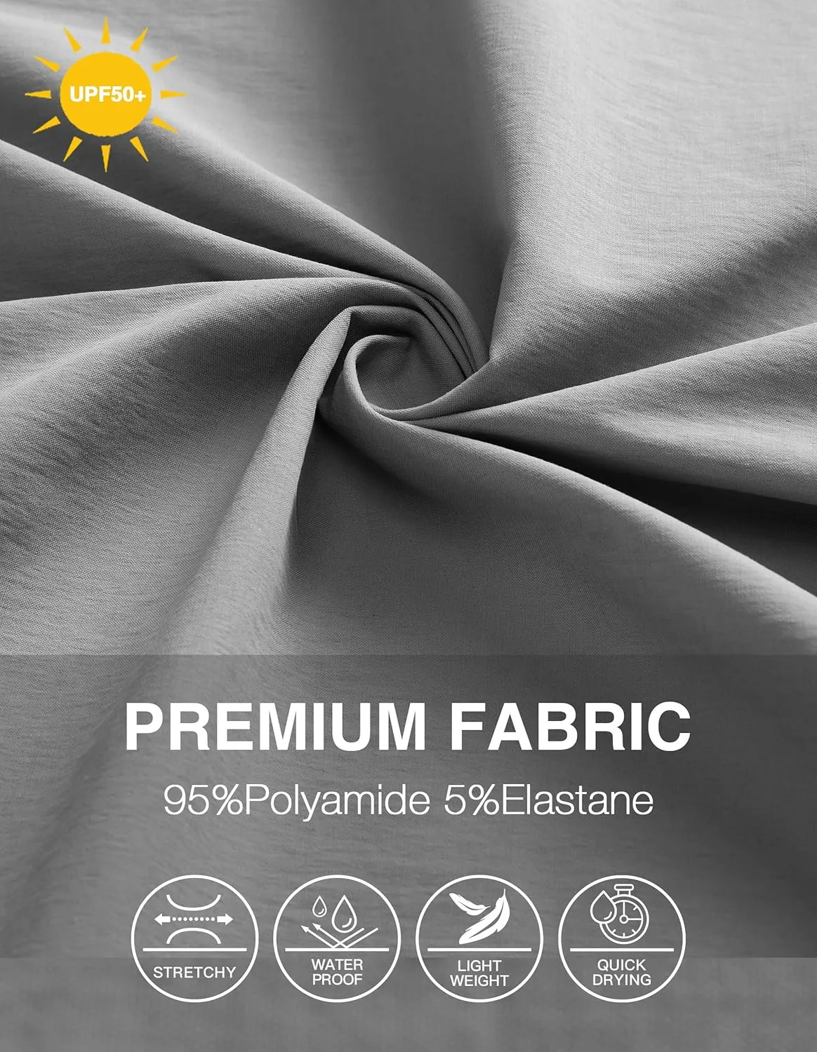 PULI Golf Shorts Men Relaxed Fit Stretch Dress Lightweight Casual Waterproof Travel Quick Dry Summer Shorts 5 Inch Inseam