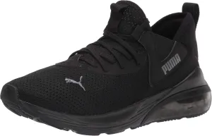 PUMA Cell Vive Jr Boys' Youth Running 4 M US Big Kid Black-Grey