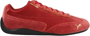 PUMA Womens Speedcat Velvet Lace Up Sneakers Shoes Casual - Red - Size 5.5 M