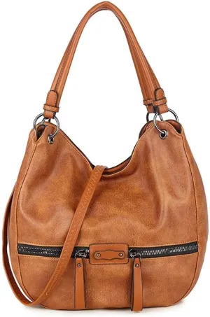 Purses and Handbags for Women Vintage Satchel Handbag Shoulder Tote Bag Daily Crossbody Hobo Bag with Adjustable Strap