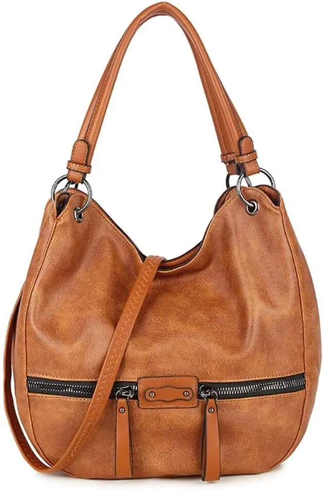 Purses and Handbags for Women Vintage Satchel Handbag Shoulder Tote Bag Daily Crossbody Hobo Bag with Adjustable Strap