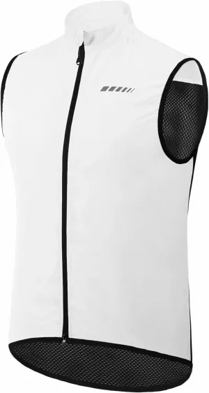 qualidyne Men's Cycling Vest Full Zip Windproof Bike Tank Top Reflective Sleeveless Cycling Jacket