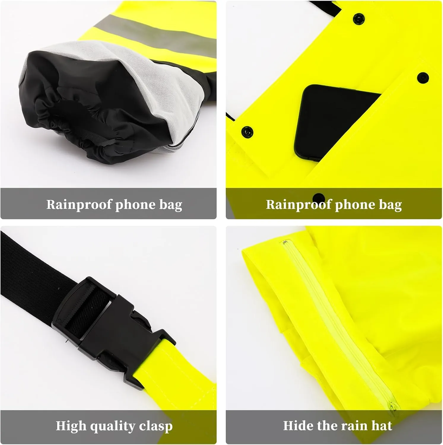 Rain Suit For Men & Women Waterproof Heavy Duty Rain Gear Outdoor Work Fishing Jacket & Trouser Breathable Raincoats