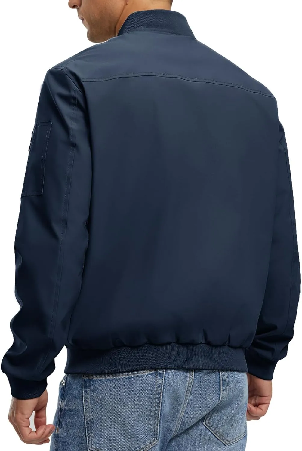 Rdruko Men's Lightweight Bomber Jacket Causal Fashion Stylish Windbreaker Light Jacket