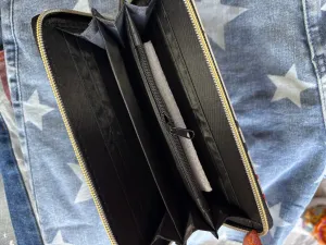 Red and Black Bow Wallet