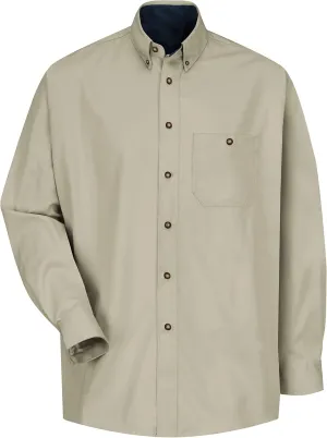 Red Kap Men's Cotton Contrast Dress Shirt