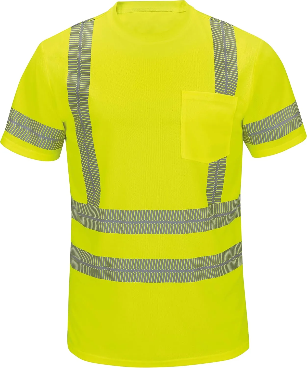Red Kap Men's Short Sleeve Hi-Visibility T-Shirt
