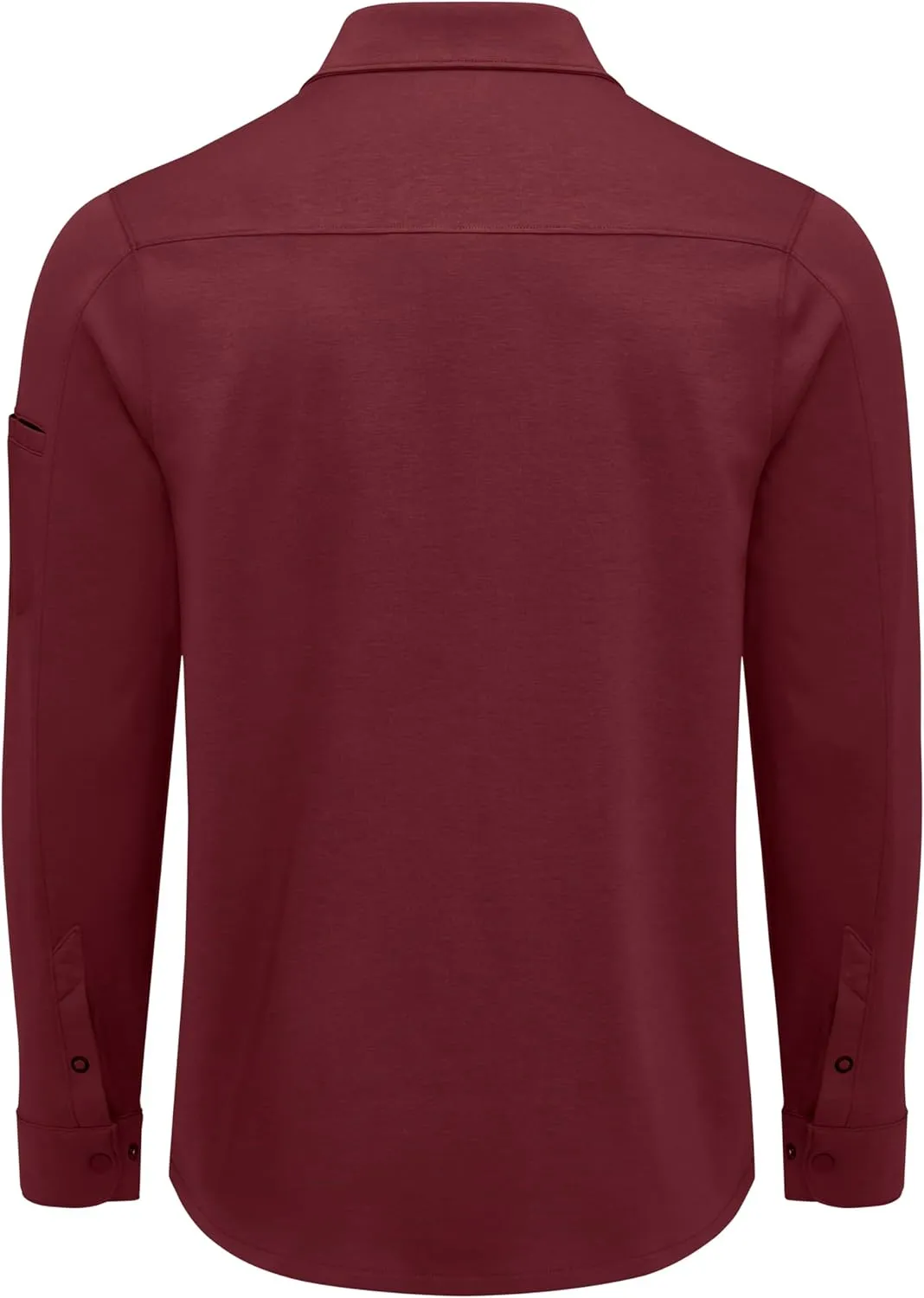 Red Kap Men's Snap Front Jersey Long Sleeve Work Shirt