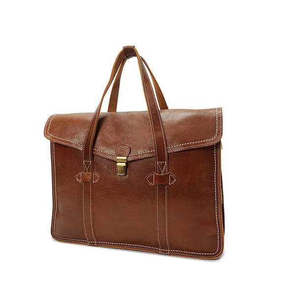 Retro Men Tote Bag Full Grain leather Men Messenger Bag Men Shoulder Bag