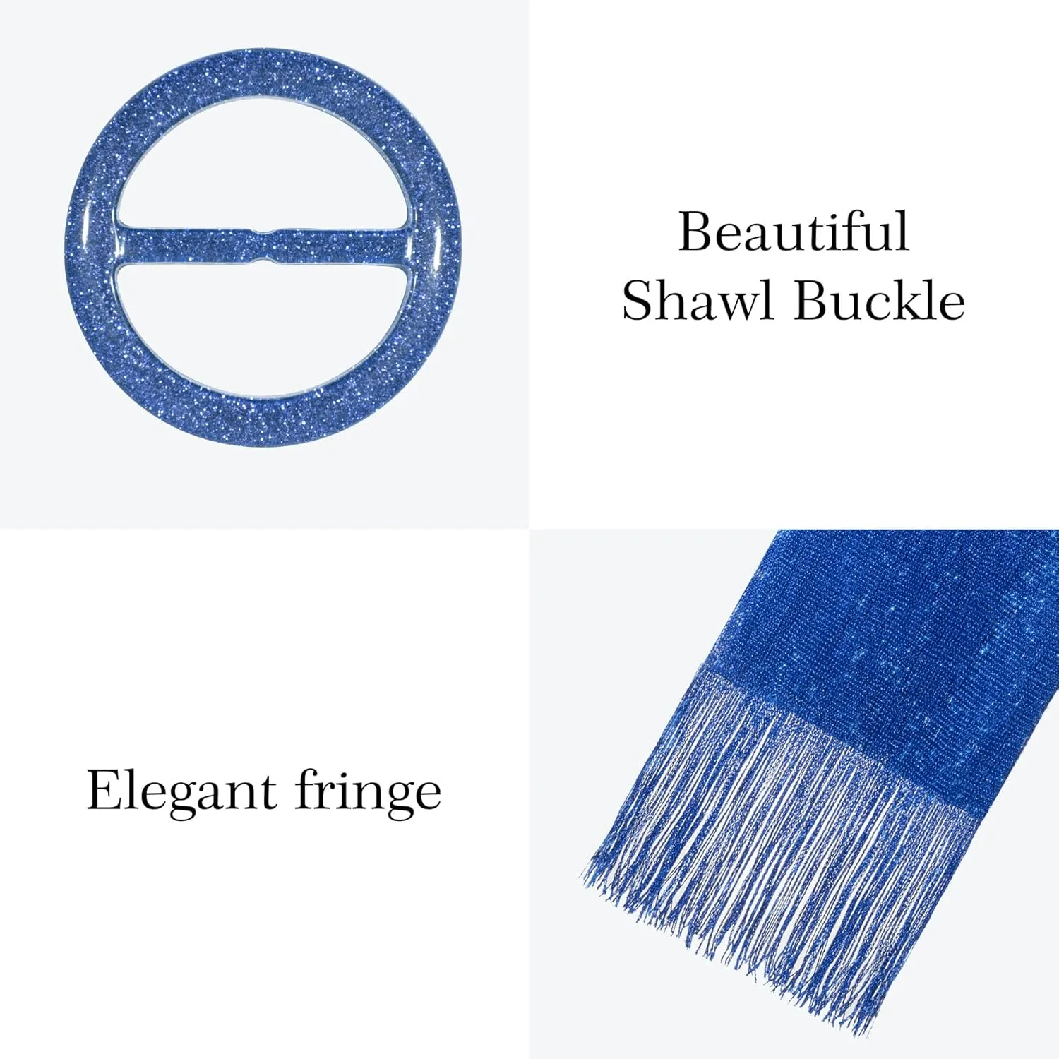 Rheane Shawls and Wraps for Evening Dresses Shawl Wraps for Women with Buckle for Evening Party Dresses Wedding Party