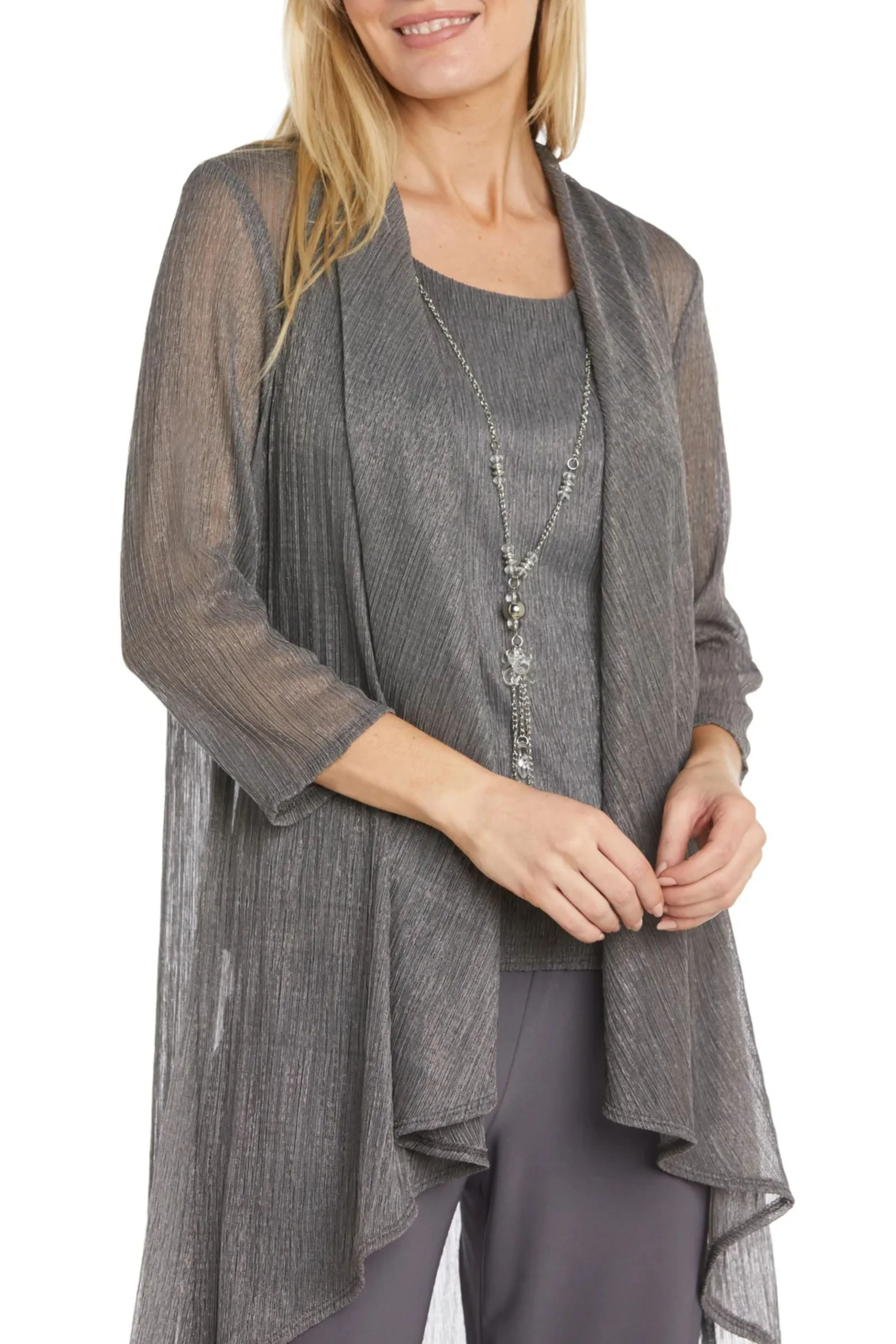 RM Richards Metallic 3-Piece Dressy Pants Set