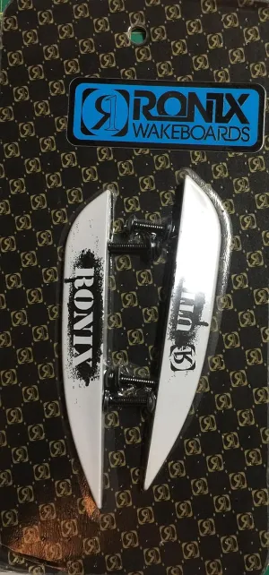 Ronix .8 Wakeboard Fiberglass Utility Fin - 2 Pack - White