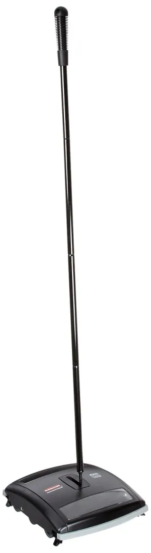 Rubbermaid Commercial Executive Series Brushless Mechanical Carpet Sweeper, Galvanized Steel, Black, for Professional/Janitorial Debris Collection from Indoor Floors/Hardwoods