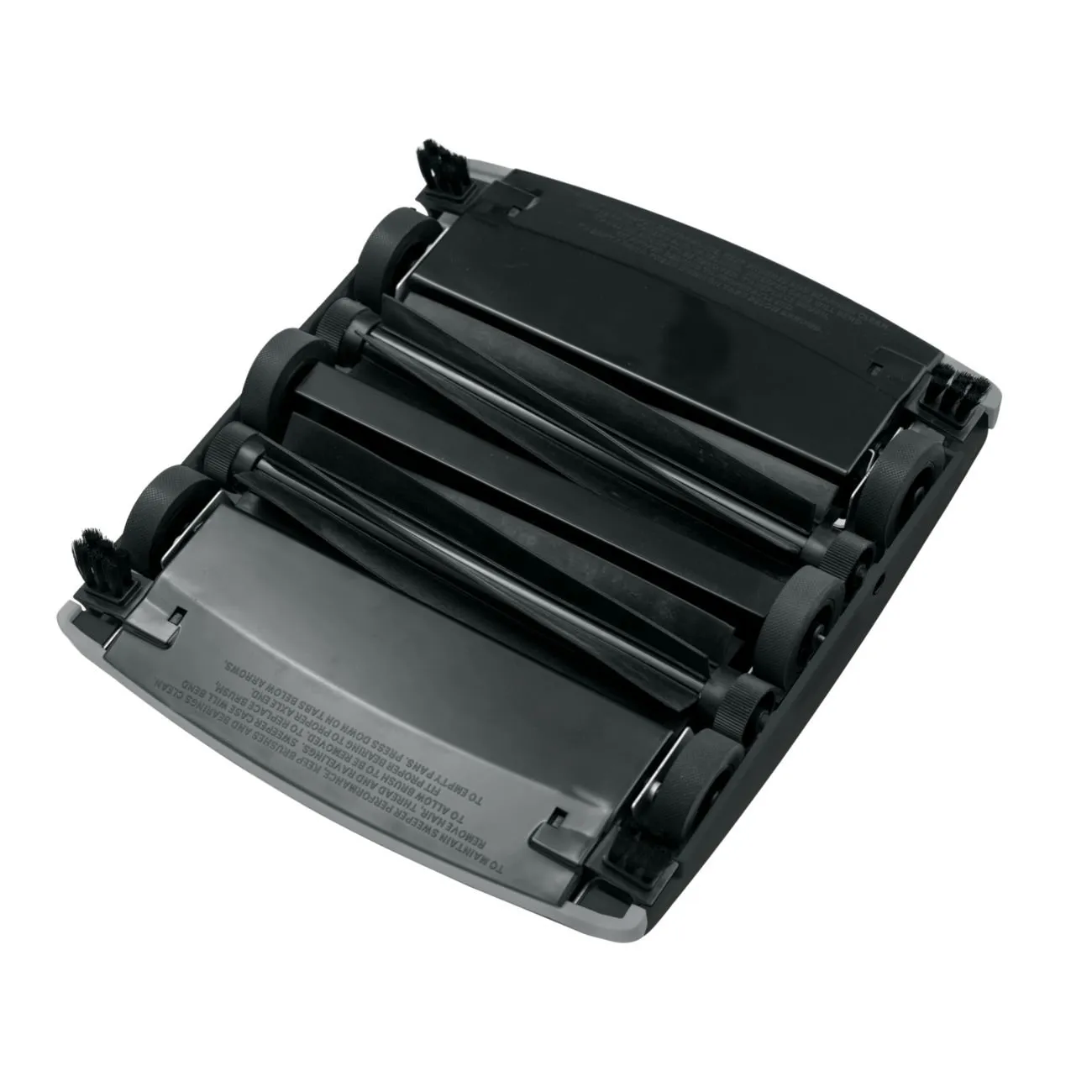 Rubbermaid Commercial Executive Series Brushless Mechanical Carpet Sweeper, Galvanized Steel, Black, for Professional/Janitorial Debris Collection from Indoor Floors/Hardwoods