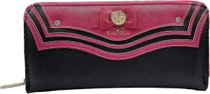 Sailor Moon Kawaii Women Wallet PU Leather Long Credit Card Case Holder Cellphone Pouch Girls Zipper Coins Purse (Black)