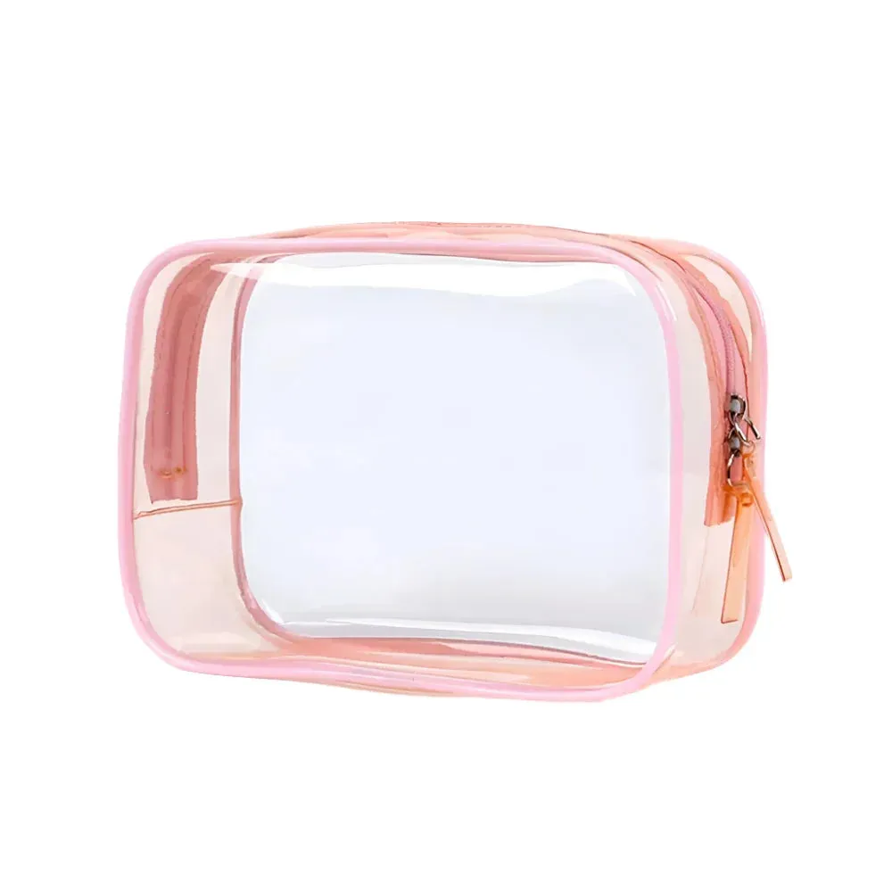 Samantha | Compact & Portable Transparent Design Makeup Pouch