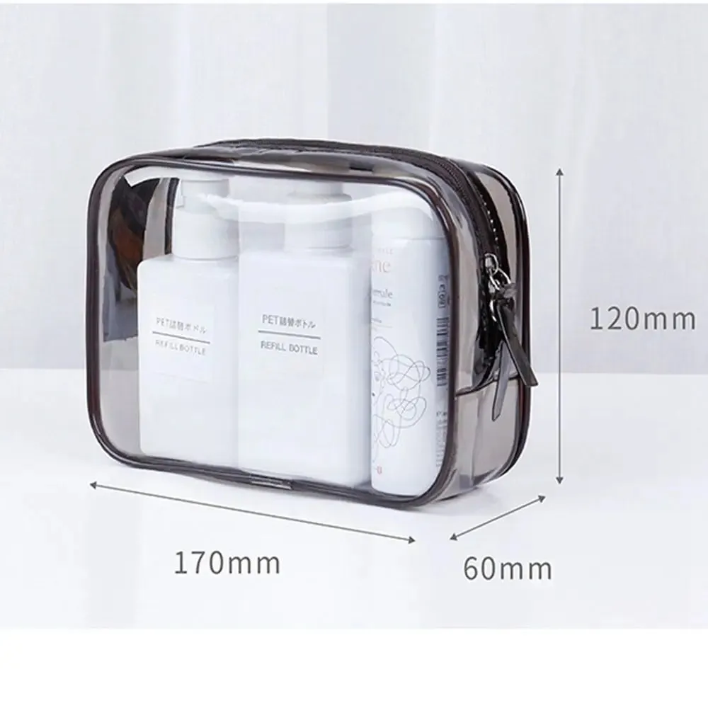 Samantha | Compact & Portable Transparent Design Makeup Pouch