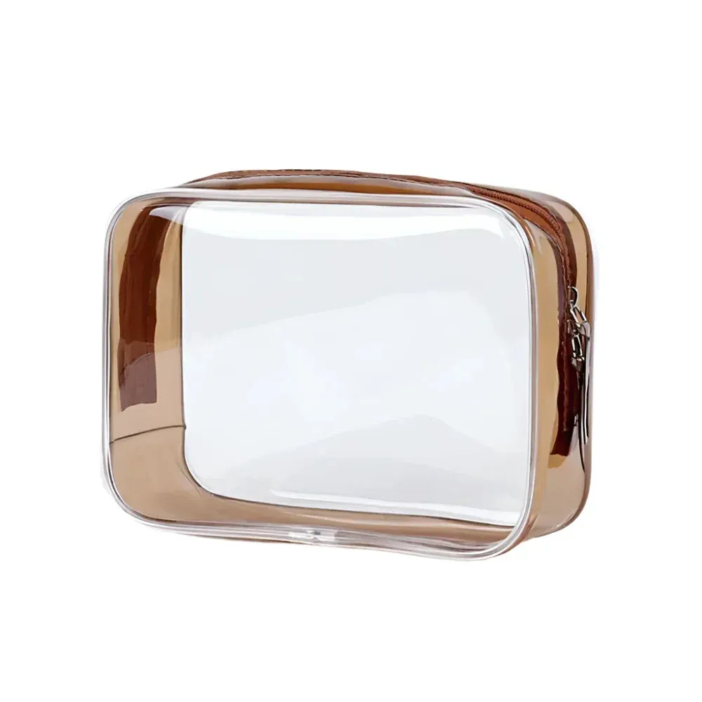 Samantha | Compact & Portable Transparent Design Makeup Pouch