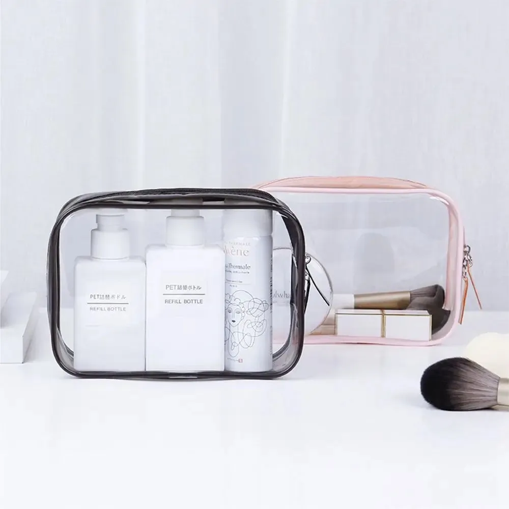 Samantha | Compact & Portable Transparent Design Makeup Pouch