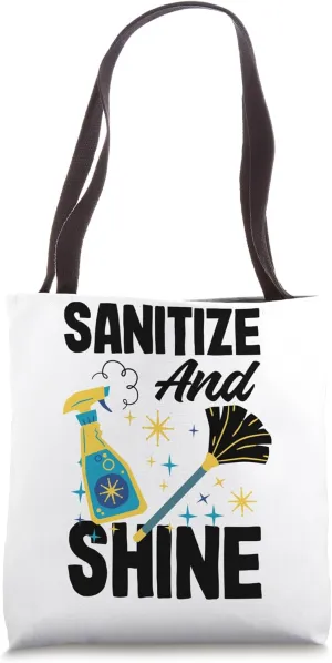 Sanitize And Shine Cleaning Buffs Essential Tote Bag