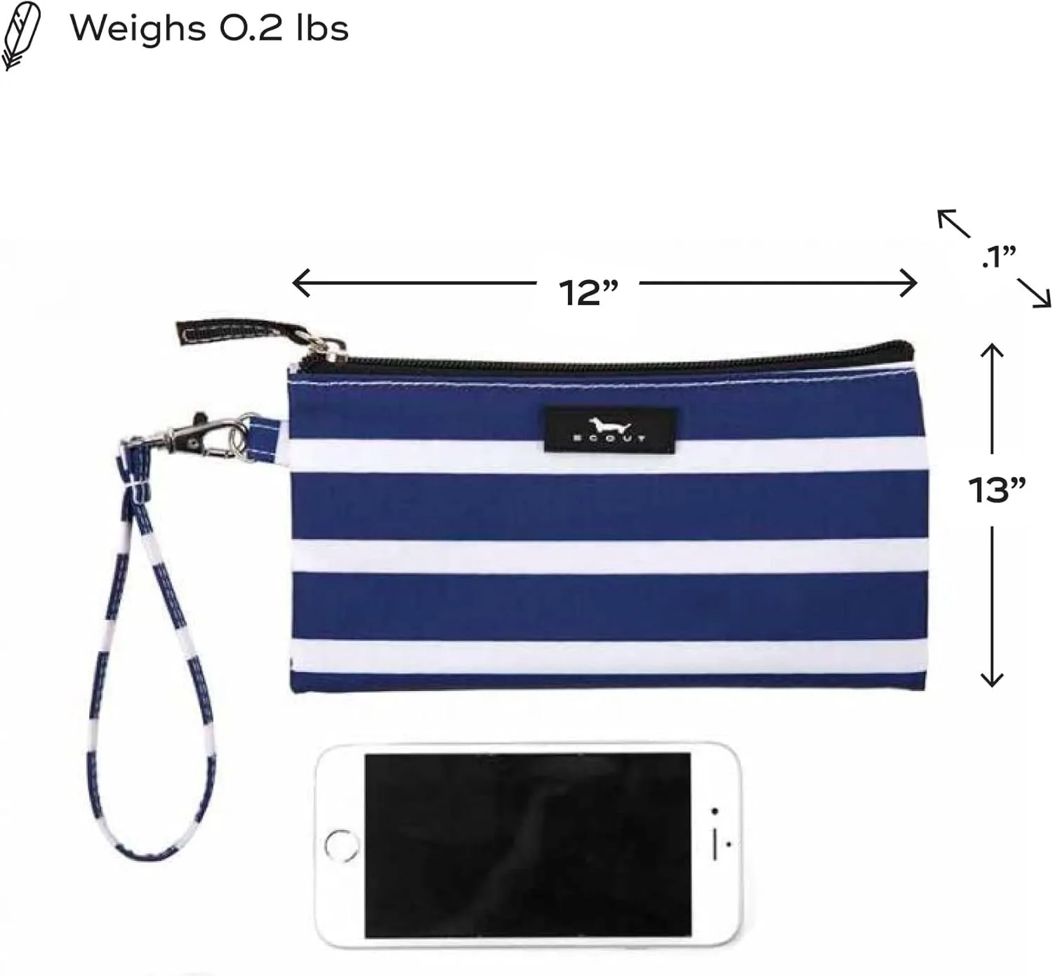 SCOUT Kate Wristlet - Lightweight Hands-Free Wristlet Wallet for Women with Removable Strap - Organizer Pouch