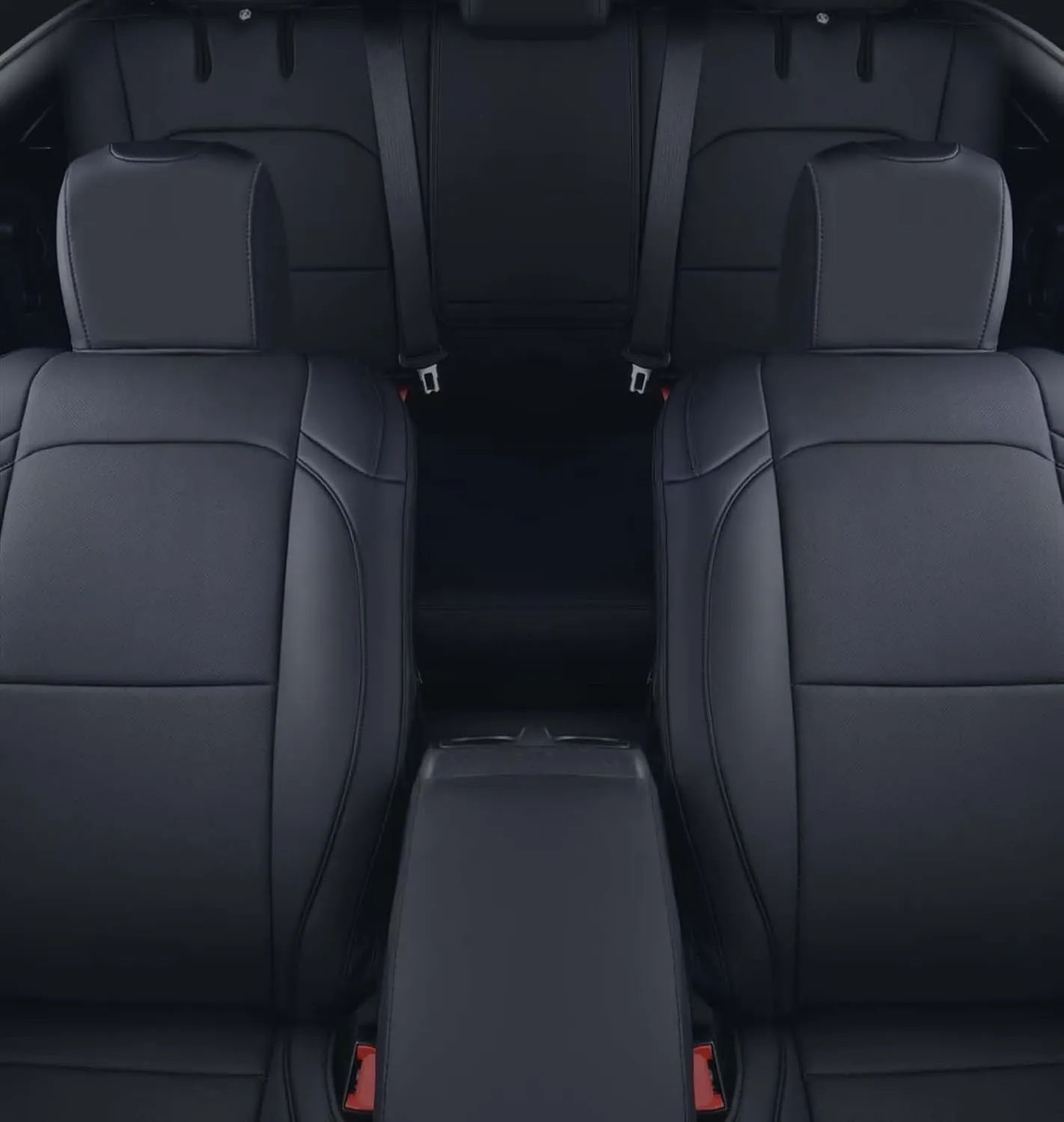 Seat Covers Custom Fit for Jeep Wrangler 4 Door Sahara Rubicon Willys Willys Sport Sport S Freedom Trims 2018-2024 Faux Leather Seat Covers with Armrest Cover