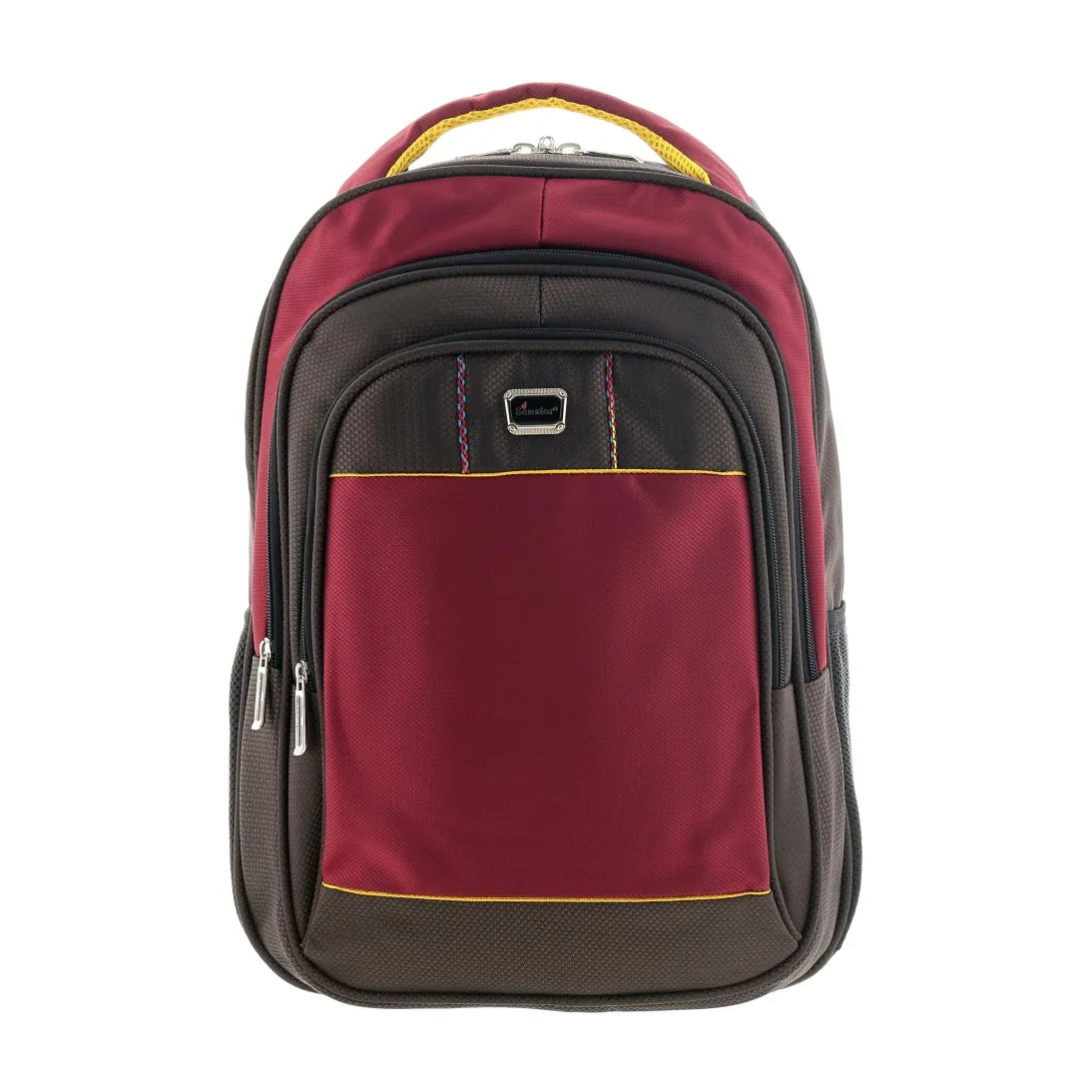 Senator Travel Laptop Backpack Nylon Large Computer Backpack Water Repellent School Daypack 49 Cm with Laptop Compartment RFID Pockets for Work Business College Men Women KH3001 (Coffee)