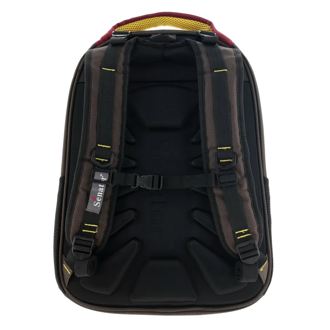 Senator Travel Laptop Backpack Nylon Large Computer Backpack Water Repellent School Daypack 49 Cm with Laptop Compartment RFID Pockets for Work Business College Men Women KH3001 (Coffee)