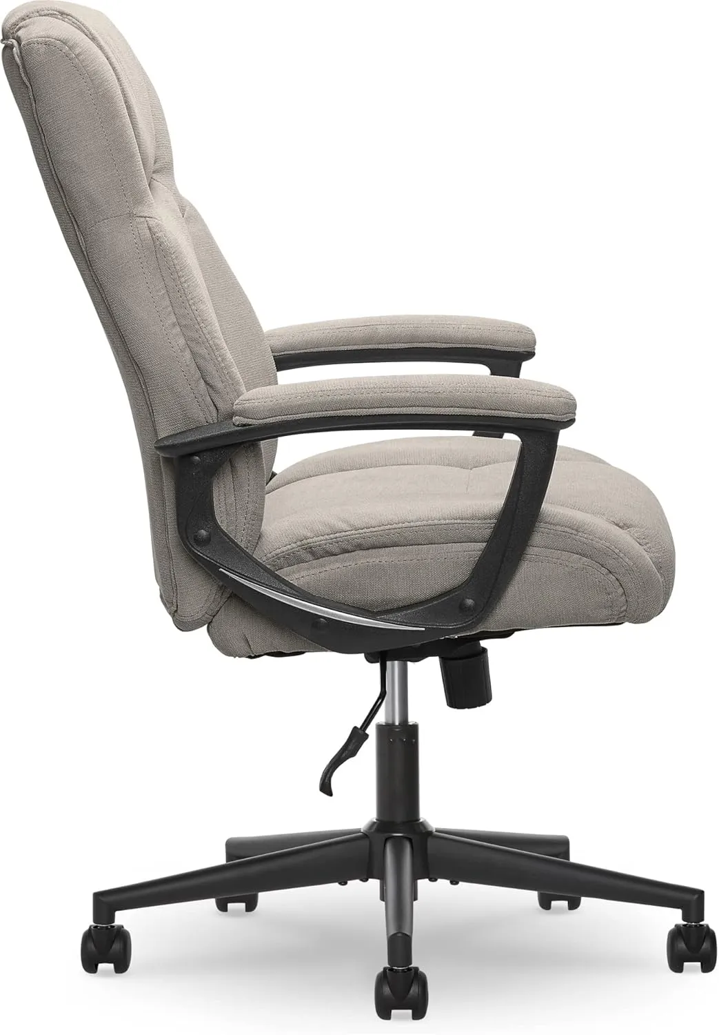 Serta Connor Executive Office, Ergonomic Computer Chair with Layered Body Pillows, Contoured Lumbar, Adjustable Seat Height, Microfiber, Gray
