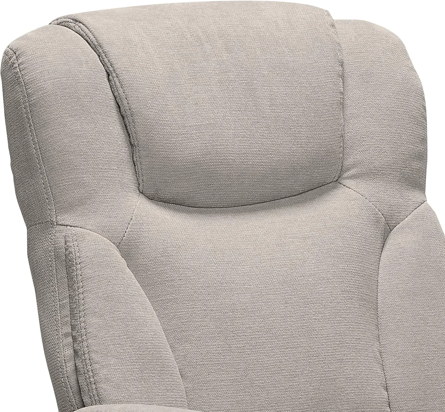 Serta Connor Executive Office, Ergonomic Computer Chair with Layered Body Pillows, Contoured Lumbar, Adjustable Seat Height, Microfiber, Gray