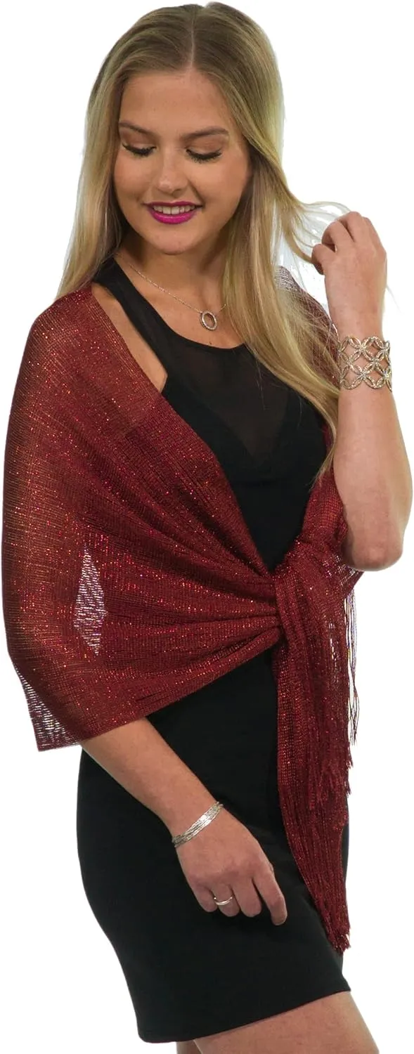 ShineGlitz Shawl and Wrap for Evening Dresses, Women's Dressy Evening Wear