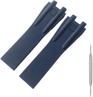 Silicone Rubber Watch Band Strap Replacement for Ulysse Nardin El Toro Executive Dual Time Watch- 26x9mm Ulysse Nardin Watch Band Strap