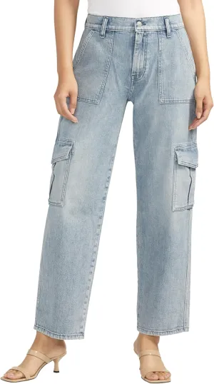Silver Jeans Co. Women's Utility Cargo Jeans