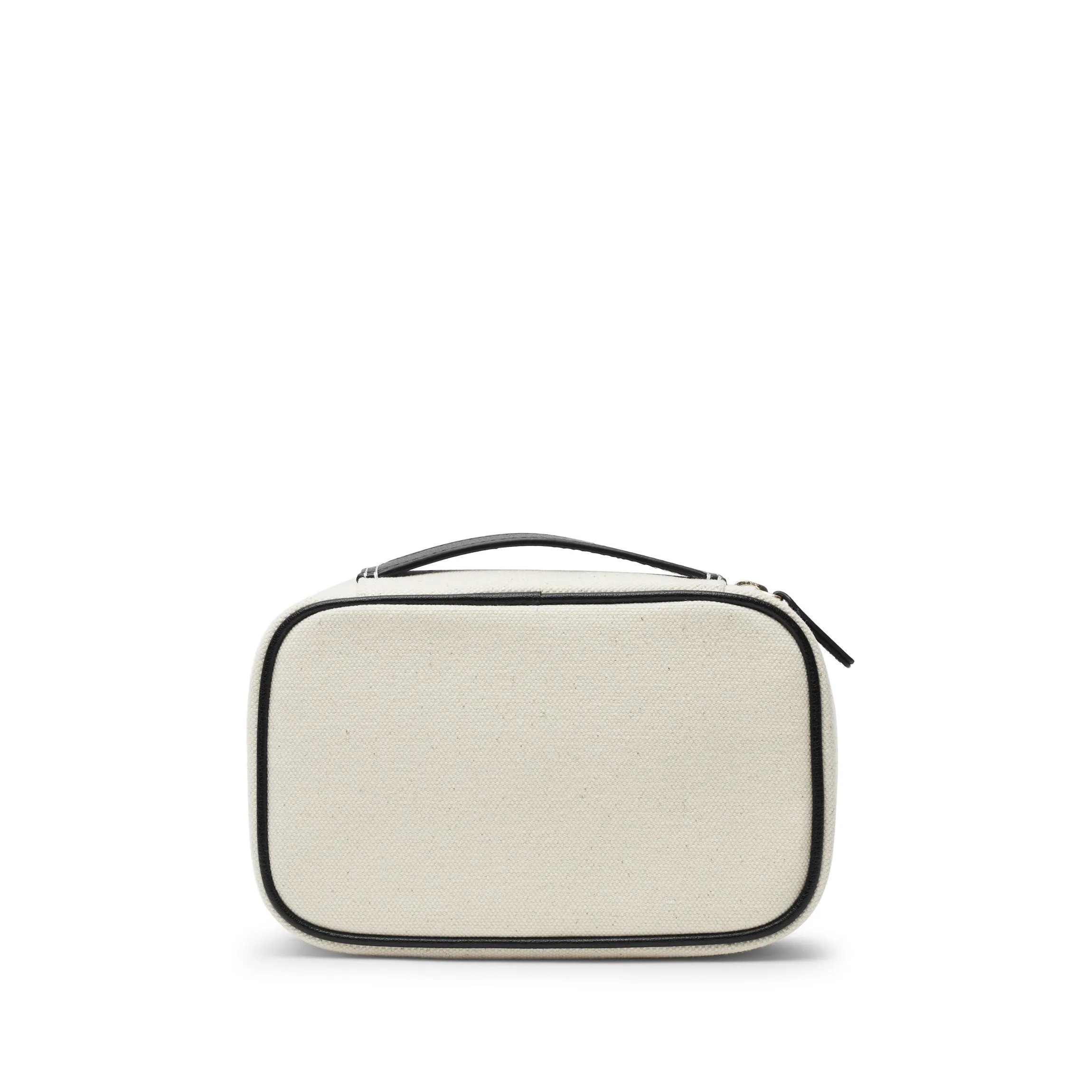 Small Travel Organizer in Canvas Natural Canvas/Black