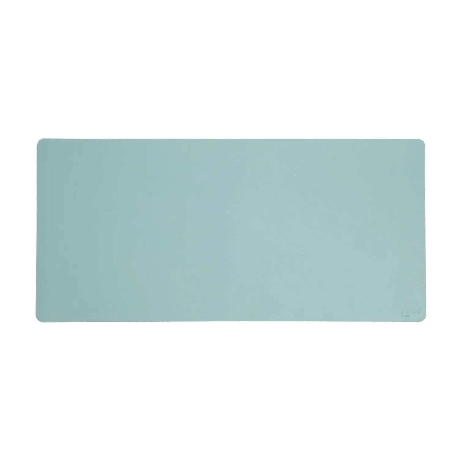 Smead Vegan Leather Desk Pads, 36" x 17", Light Blue