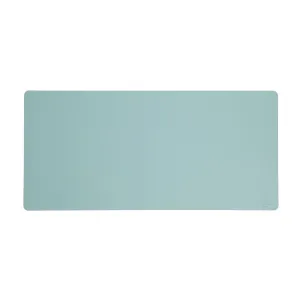 Smead Vegan Leather Desk Pads, 36" x 17", Light Blue