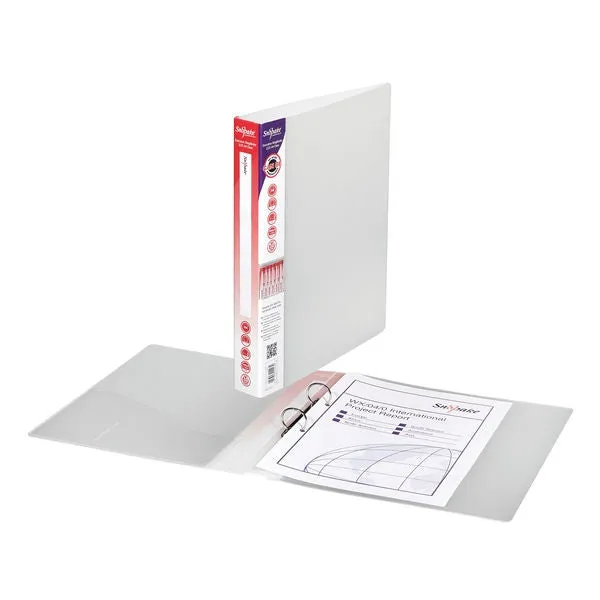 Snopake Executive Ring Binder - 25mm A4 Clear - 13371