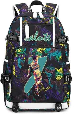 Soccer Player 7 Multifunction Backpack Travel Football Fans bag For Men Women (B Pattern - 4)