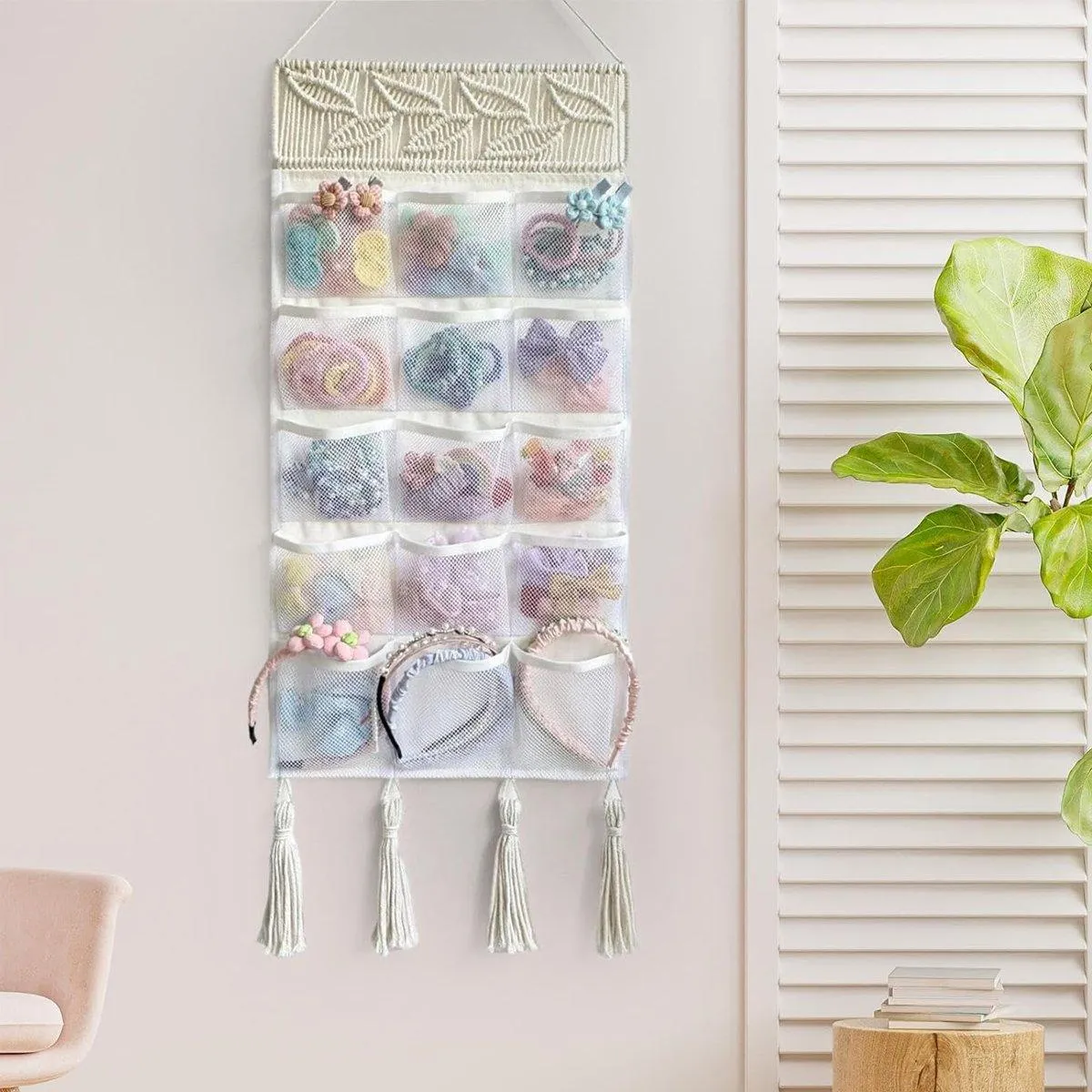 Socks Underwear Storage Hanging Bag Organizer for Hair Clips Accessories Closet