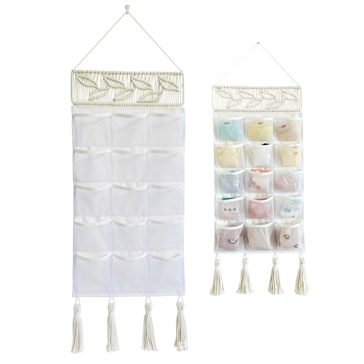 Socks Underwear Storage Hanging Bag Organizer for Hair Clips Accessories Closet
