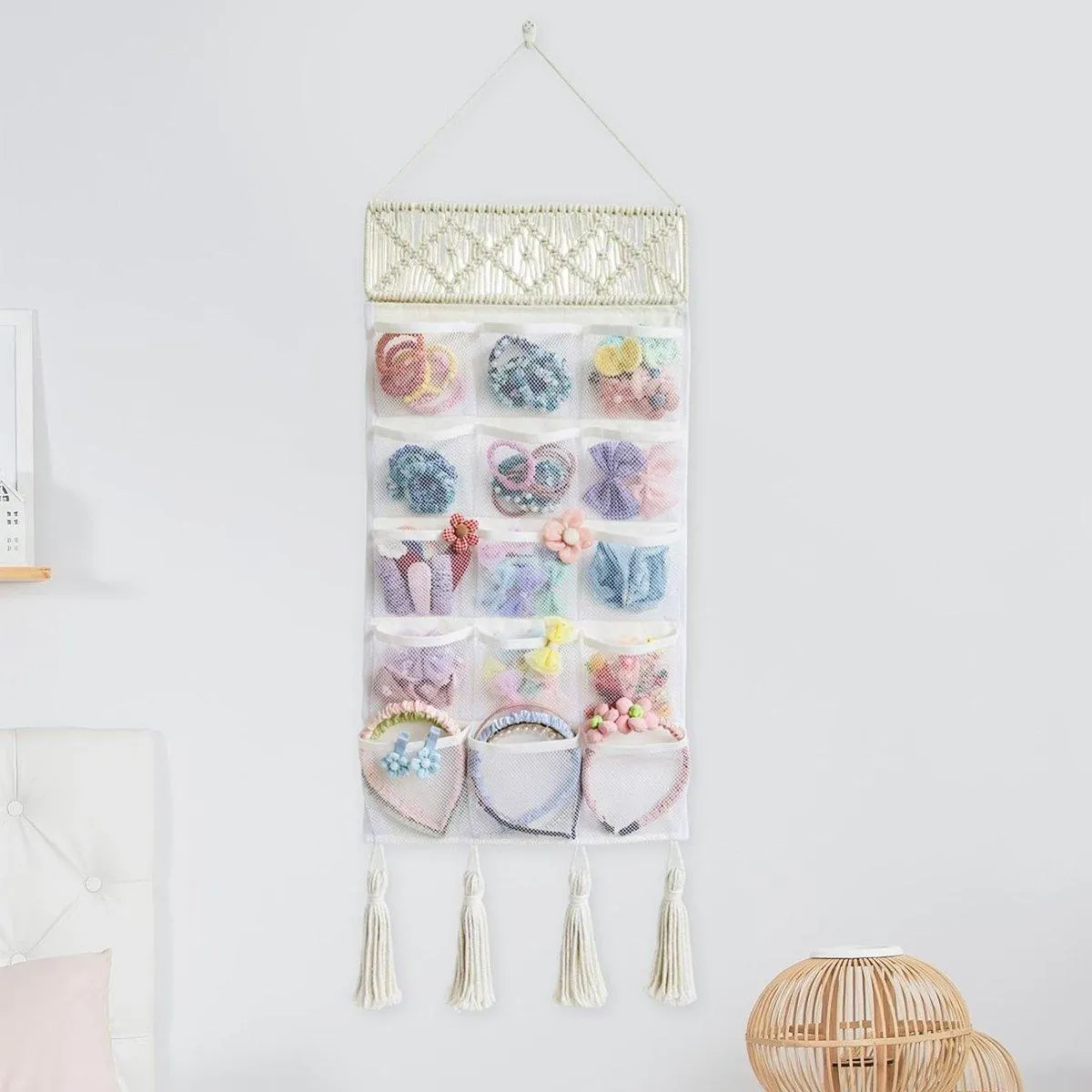 Socks Underwear Storage Hanging Bag Organizer for Hair Clips Accessories Closet