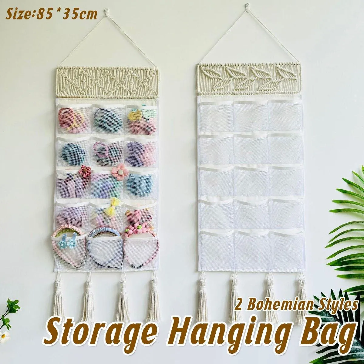 Socks Underwear Storage Hanging Bag Organizer for Hair Clips Accessories Closet