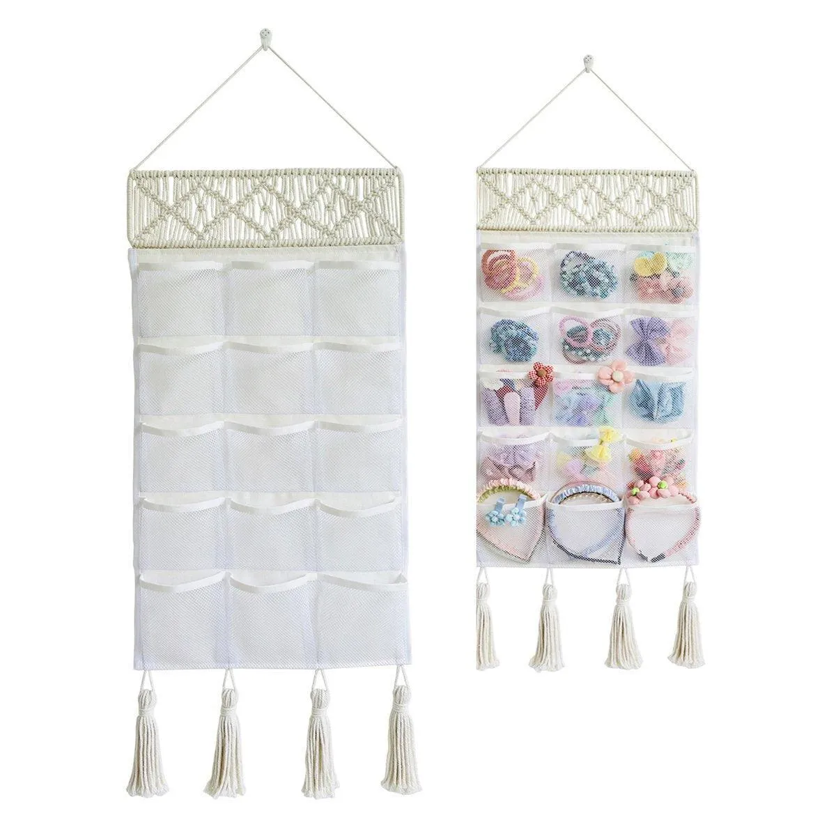 Socks Underwear Storage Hanging Bag Organizer for Hair Clips Accessories Closet