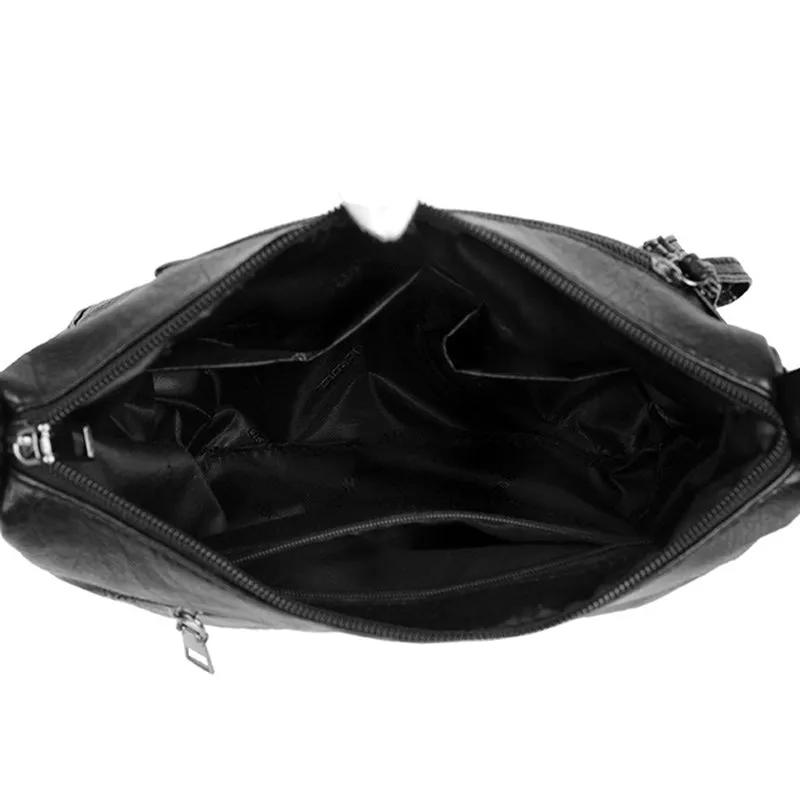 SOFT LEATHER SHOULDER BAG LADIES CROSSBODY MULTIFUNCTIONAL BAG