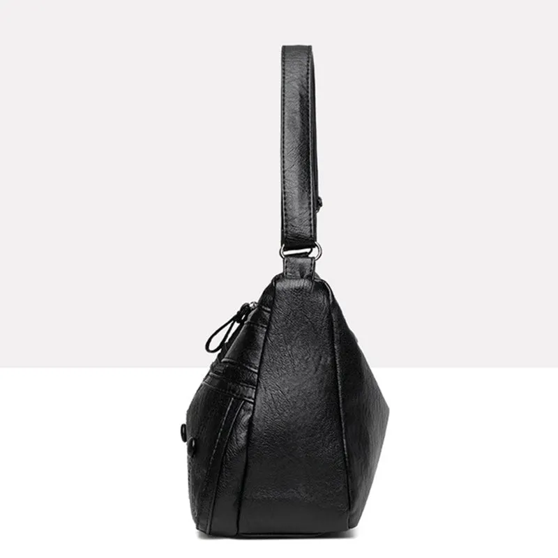 SOFT LEATHER SHOULDER BAG LADIES CROSSBODY MULTIFUNCTIONAL BAG