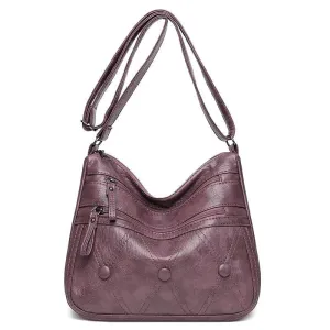 SOFT LEATHER SHOULDER BAG LADIES CROSSBODY MULTIFUNCTIONAL BAG