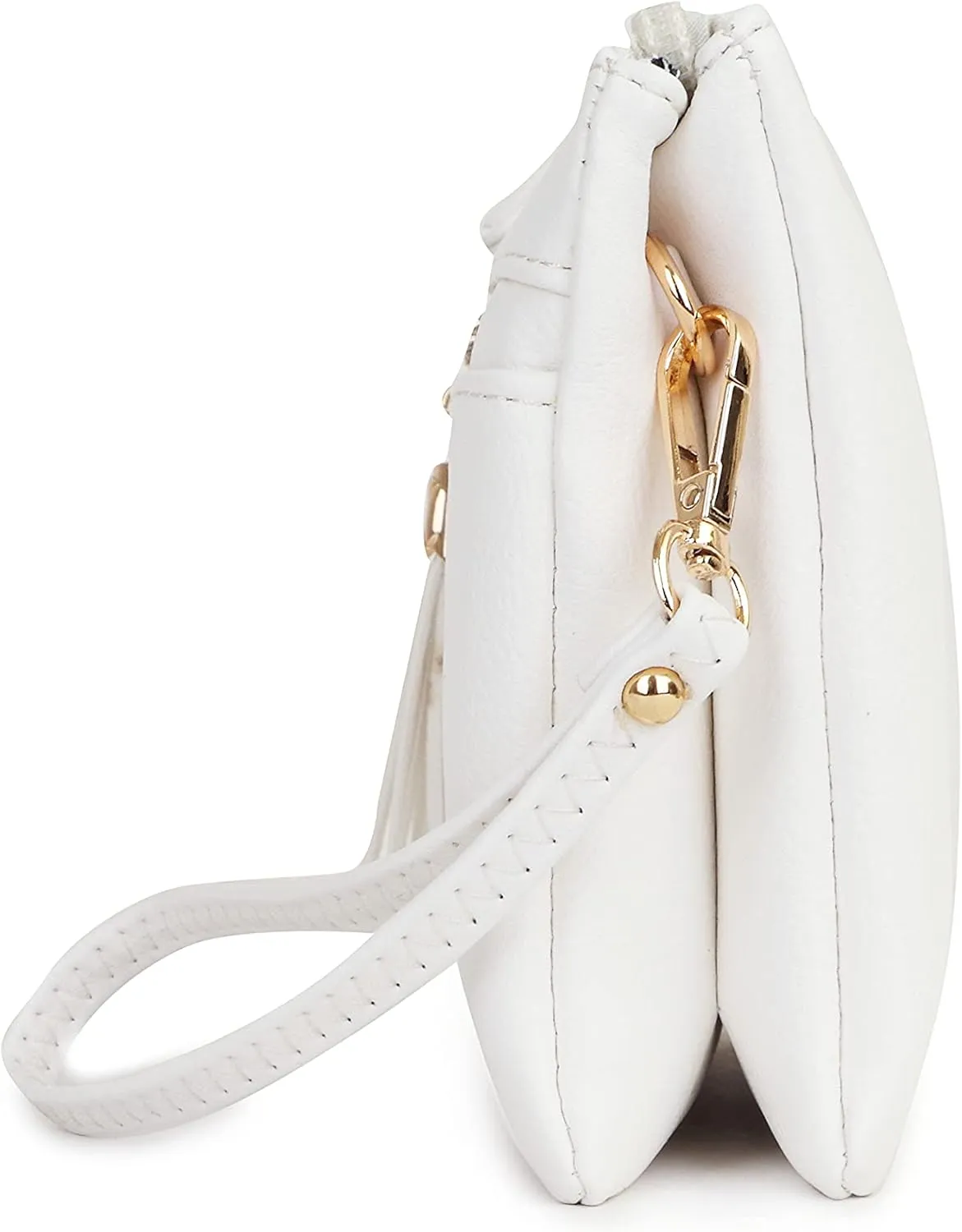Solene Women's Lightweight Multi Compartment Wristlet Clutch Wallet Crossbody Bag